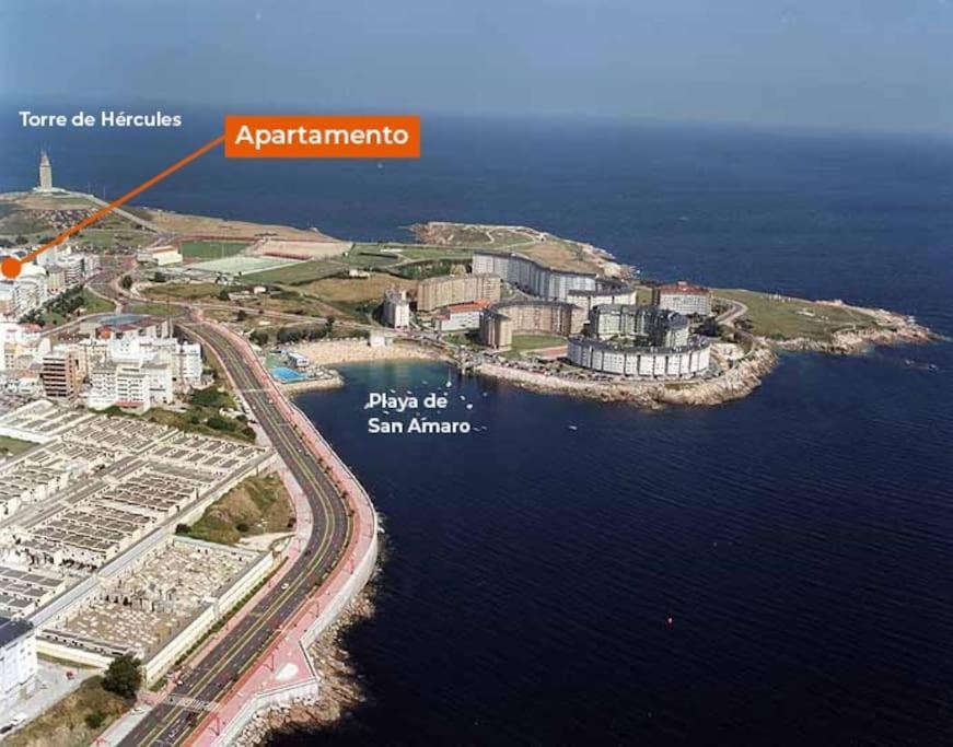 Apartamento Torre De Hercules A Coruna Exterior photo